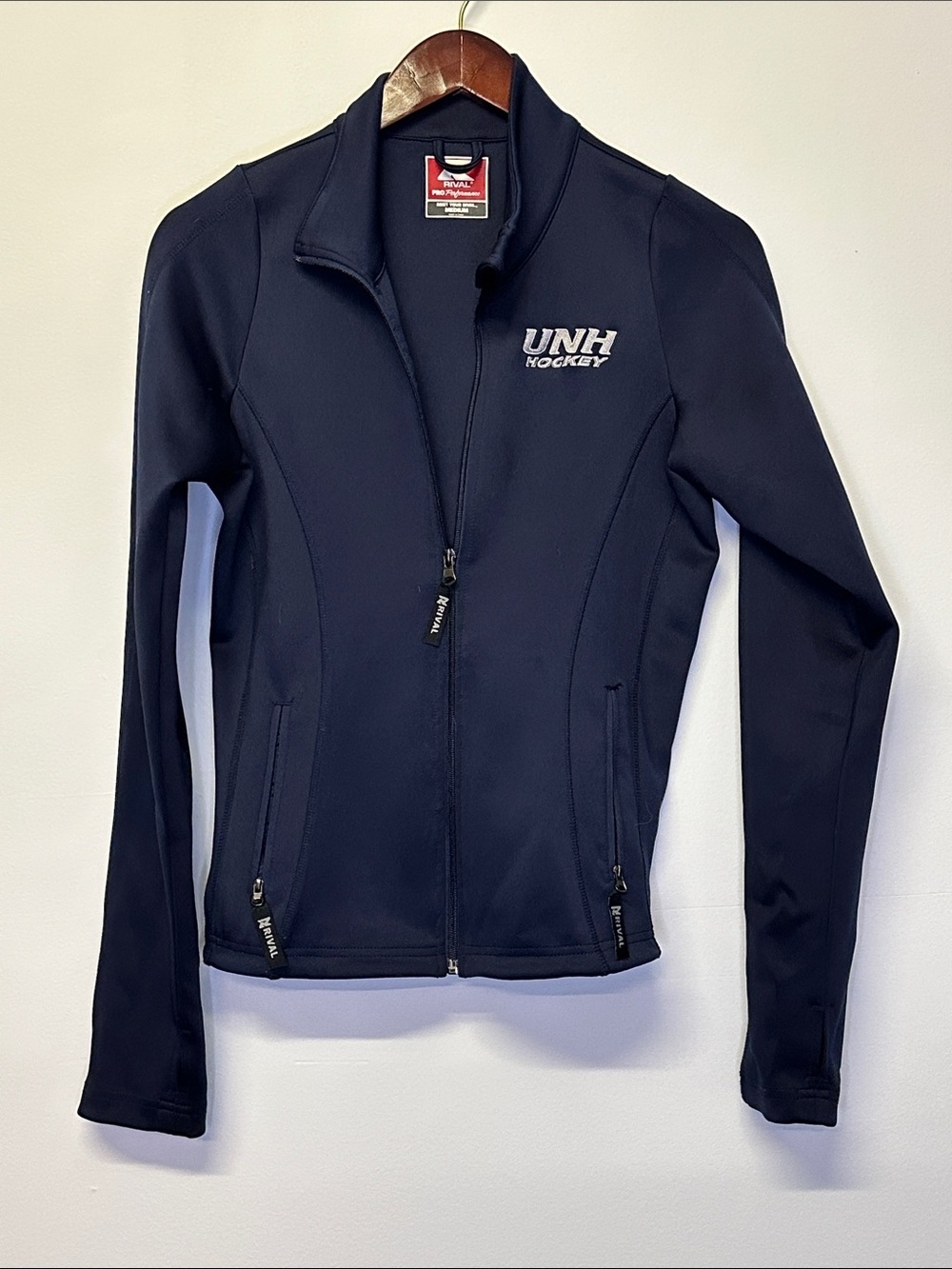 Women’s Rival UNH Hockey Navy Full-Zip Jacket medium